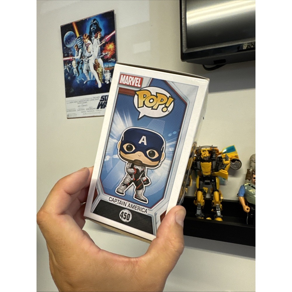 Funko POP! Marvel Avengers Captain America 450 #cubes - Picture 6 of 7